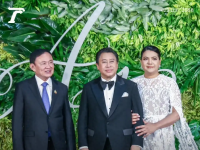 泰国前总理出席婚礼做同性婚姻证婚人